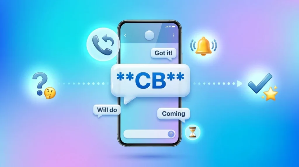 What Does CB Meaning in Text?