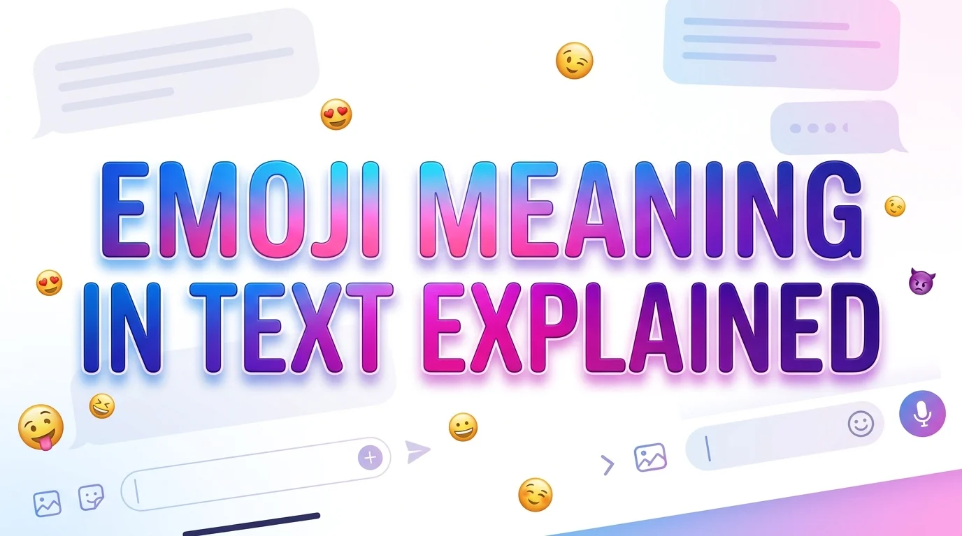 Emoji Meaning in Text