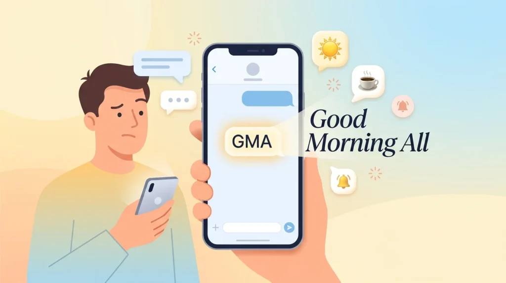 GMA Meaning in Text