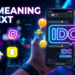 IDC Meaning in Text