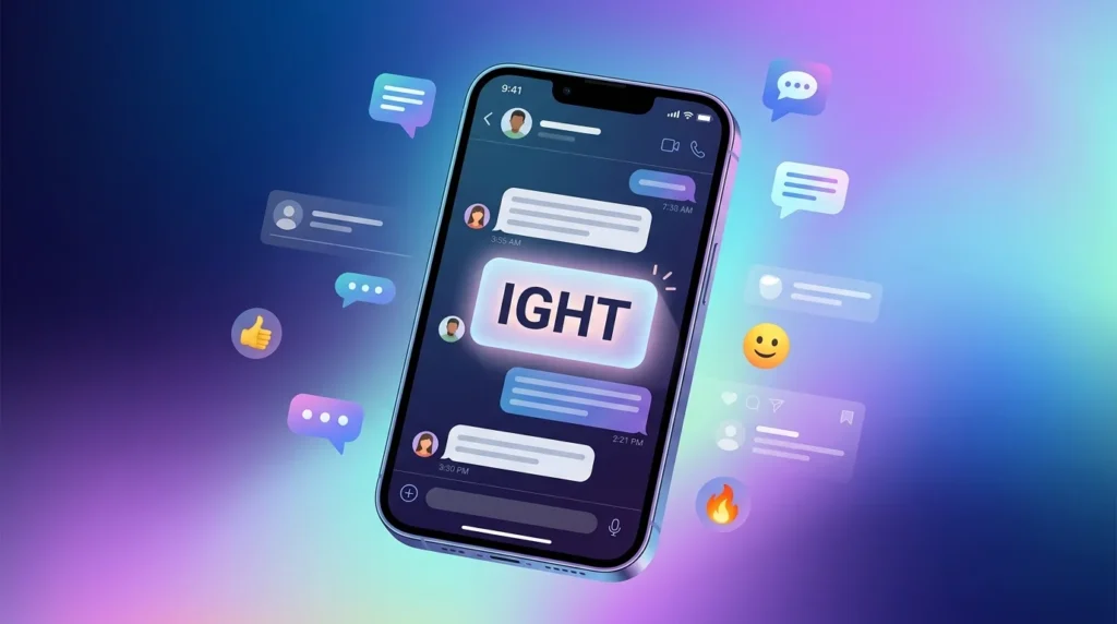 IGHT Meaning in Text