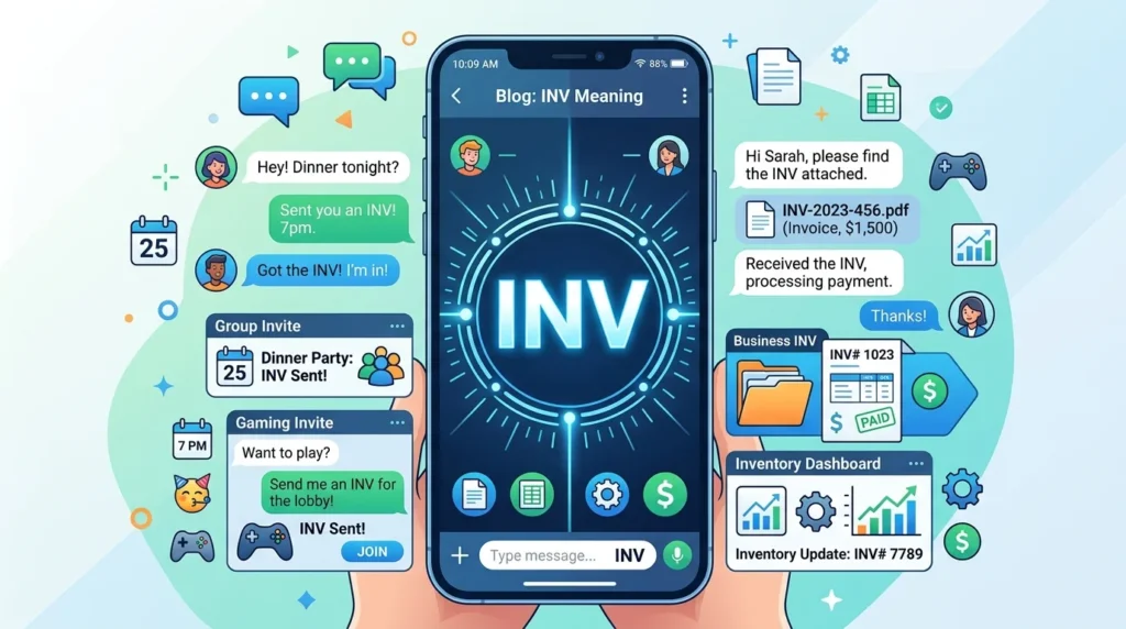 INV Meaning in Text Explained: Full Guide, Uses, Examples & Real Meanings