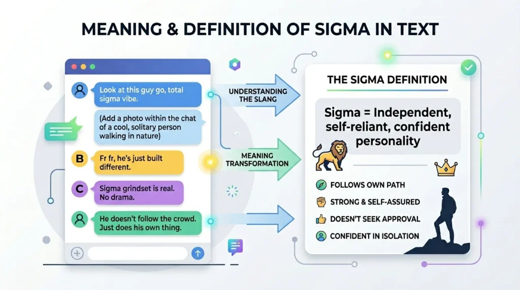 What Does SIGMA Meaning in Text?