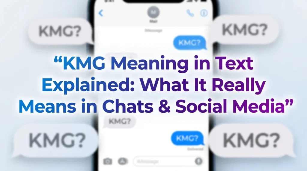 What Does KMG Meaning in Text?