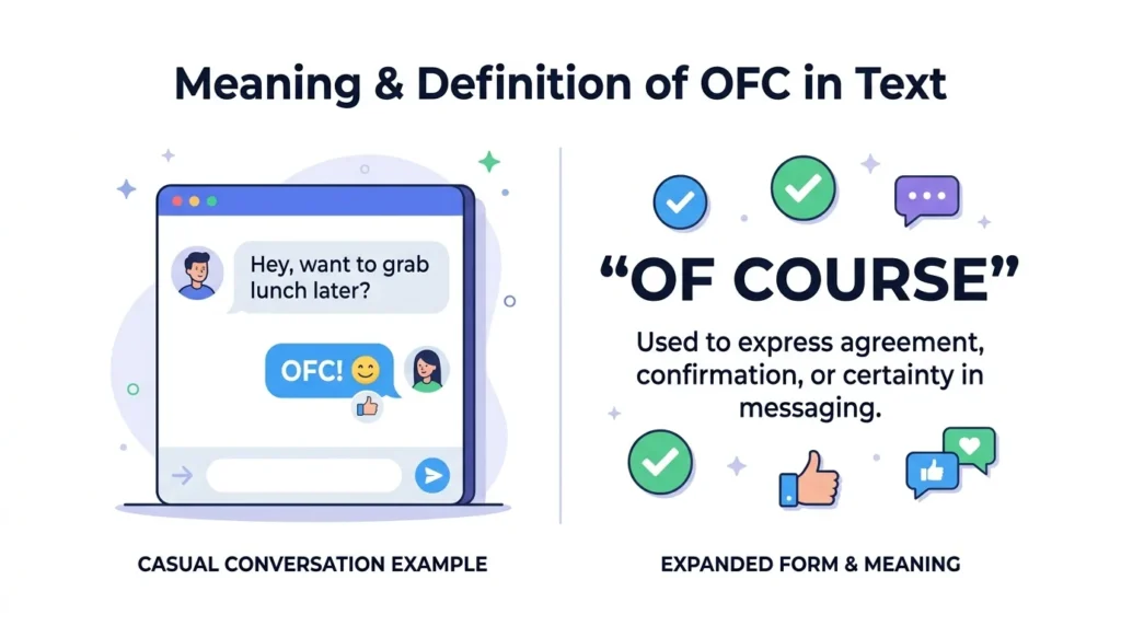 What Does OFC Meaning in Text?