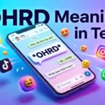 OHRD meaning in text