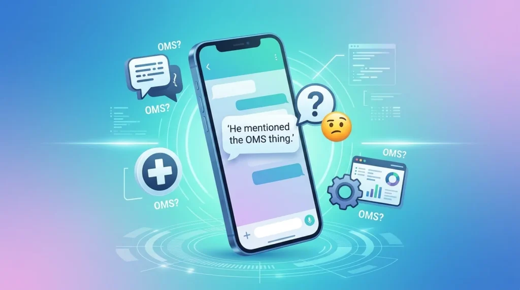 OMS Meaning in Text