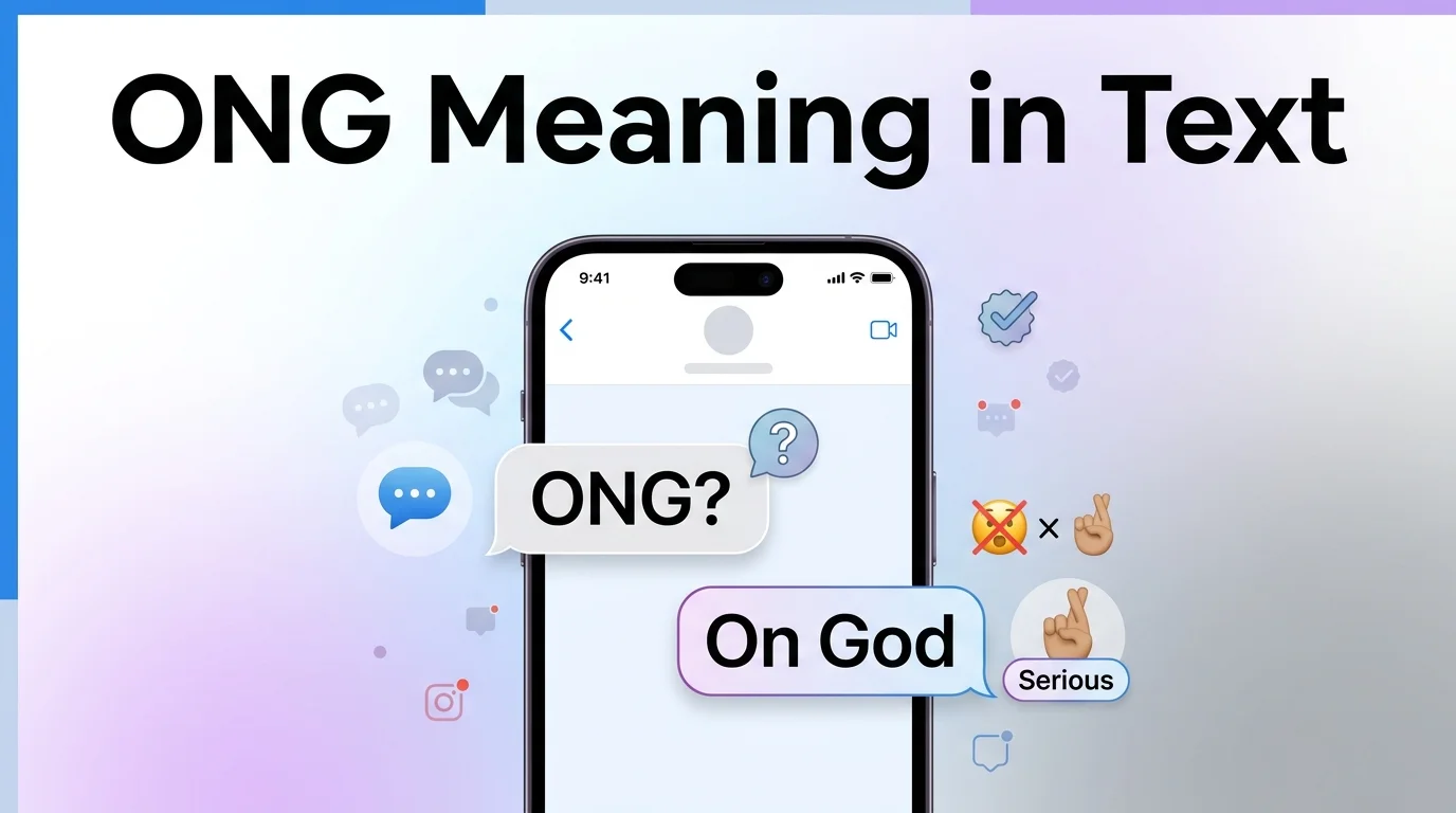 ONG Meaning in Text