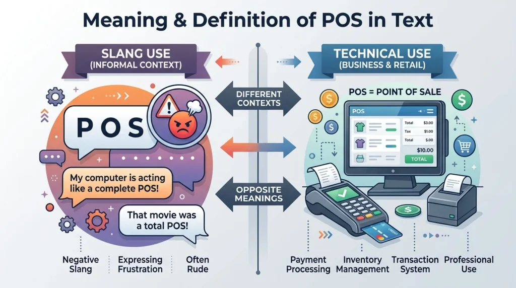 POS Meaning in Text
