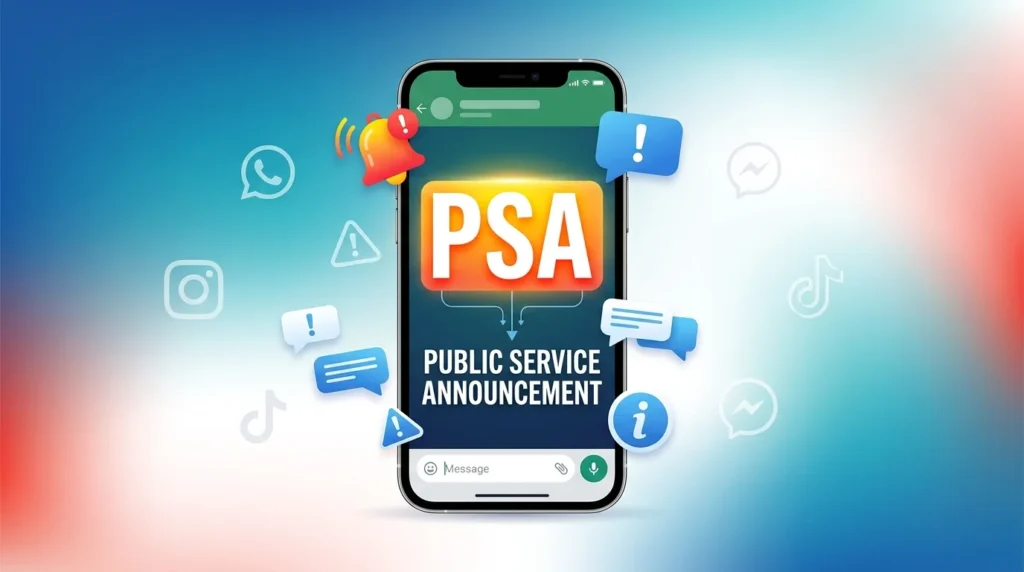 PSA Meaning in Text
