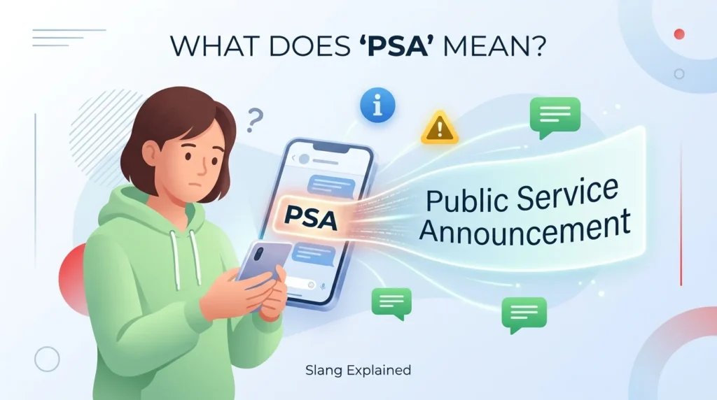 What Does PSA Meaning in Text?