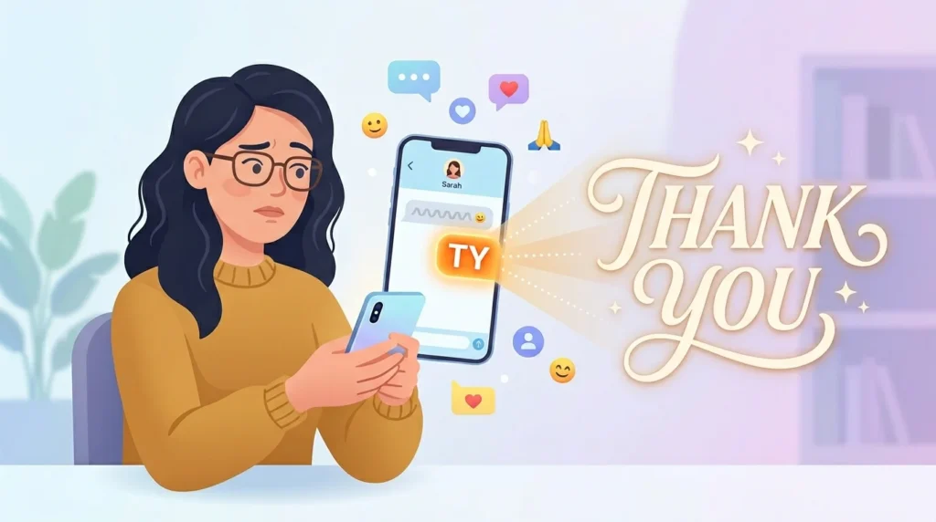 What Does TY Meaning in Text?