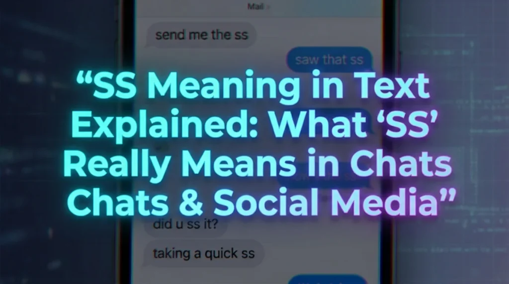 SS Meaning in Text