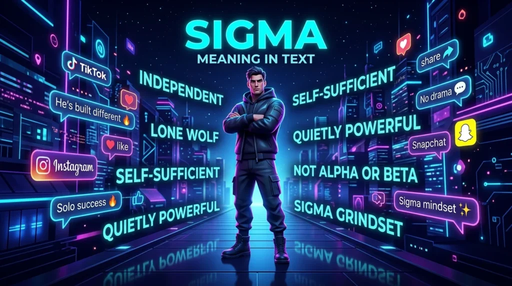 Sigma Meaning in Text