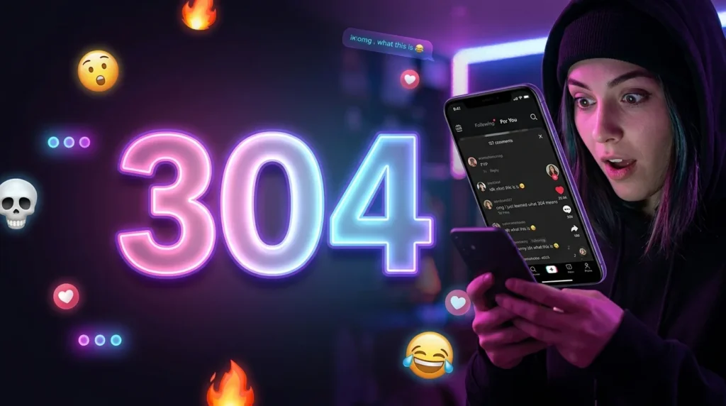 What Does 304 Meaning in Text?