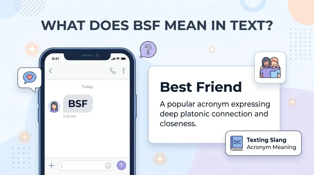 What Does BSF Meaning in Text?