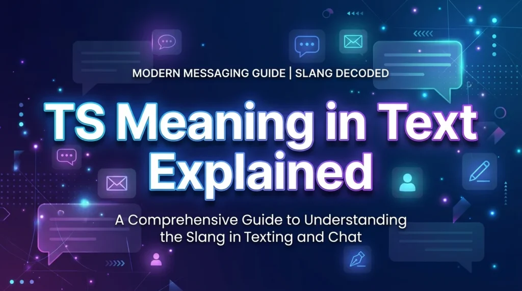 TS Meaning in Text