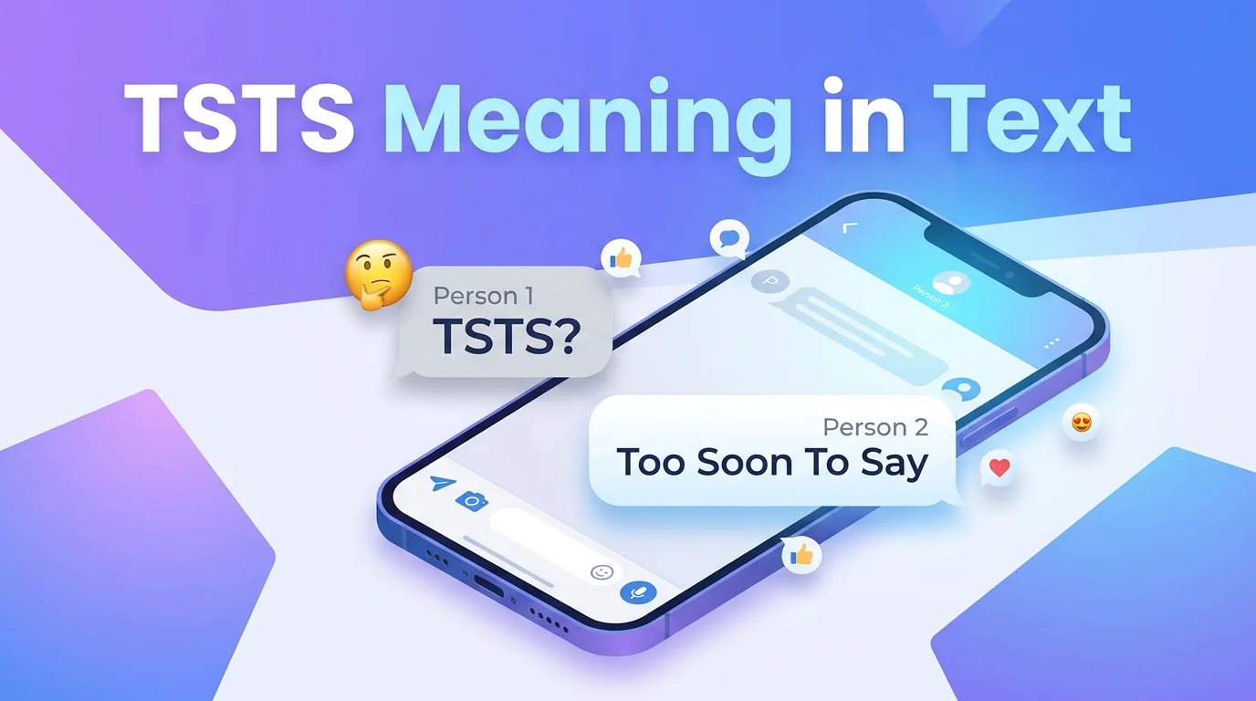 TSTS Meaning in Text