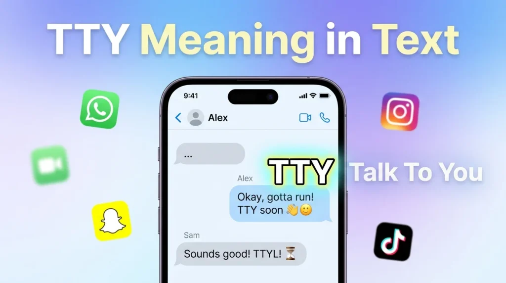 TTY Meaning in Text