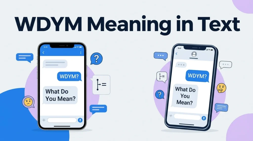 WDYM Meaning in Text