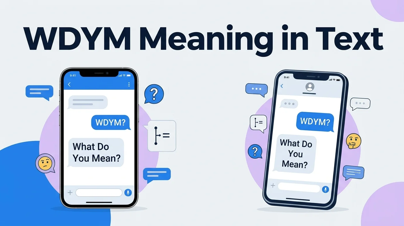 WDYM Meaning in Text