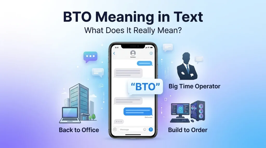 BTO Meaning in Text