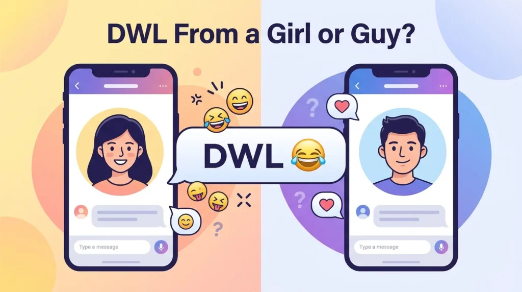 DWL Meaning in Text From a Guy