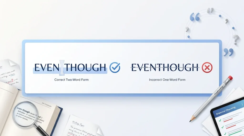 Eventhough vs Even Though