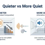 Quieter Vs More Quiet