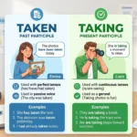 Taken vs Taking