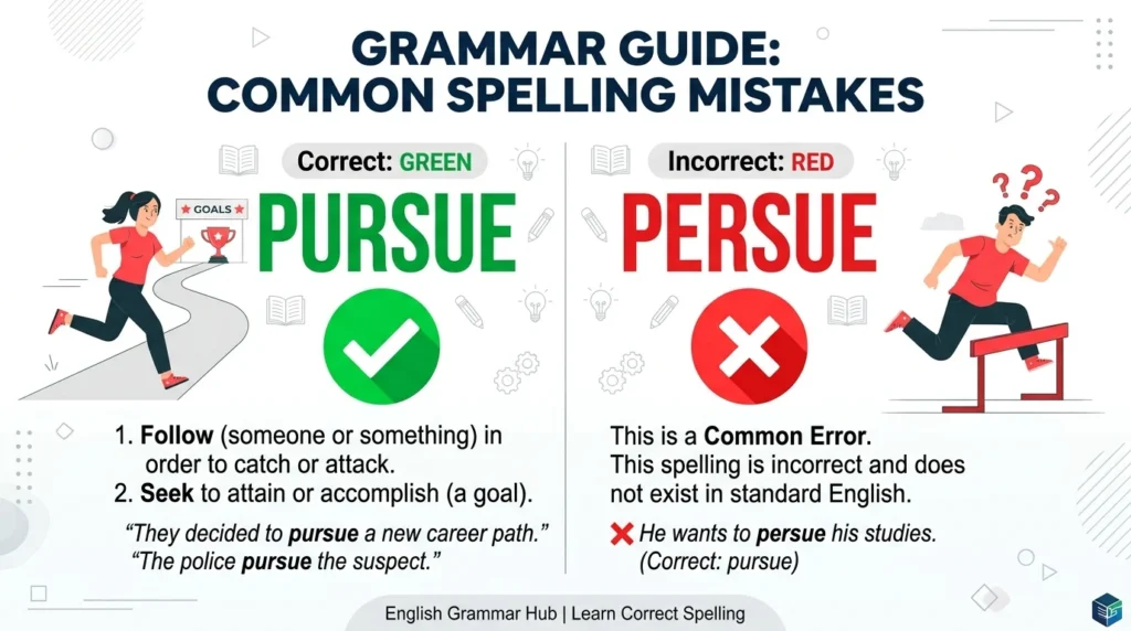 Pursue or Persue